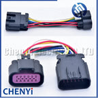12 Pin/way Automobile waterproof connector Front Lamp Headlight Wire harness plug 15326849 15326854 For Roewe I5 MG5 MG 5