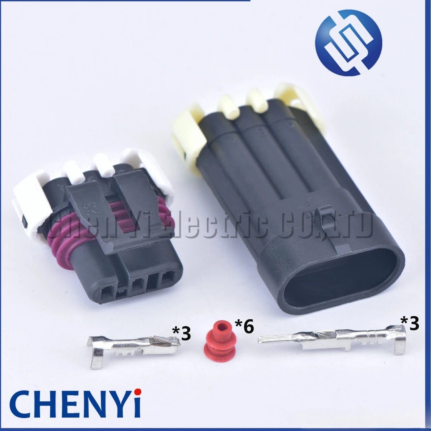 3 Pin male or female Auto Waterproof Electrical Connector Bearing position sensor connector Fuse box Wire harness plug 12059595
