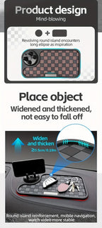 Car Anti-Slip Mat Auto Phone Holder GPS Navigation Storage Cushion Car Interior Accessories Car Dashboard Silicone Pad Mat Amagi