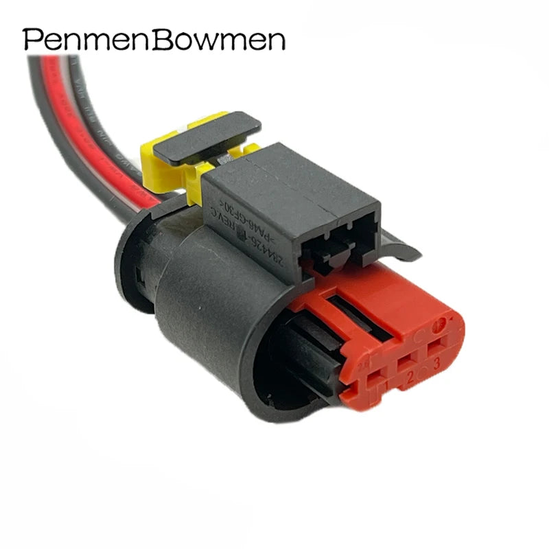 1 Set 3 Pin Fuel Diesel Injector Ignition Coil Sealed Electrical Cable Connectors Female Wire Harness Plug 284425-1 284426-1