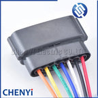1 set 7 Pin female plastic housing plug wire electric cable automotive waterproof connector 6098-0148 for Nissan with 15cm 18awg