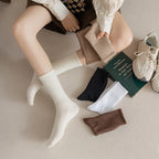 Autumn Winter Thicken Warm Wool Cashmere Thermal Long Crew Stockings Women Home Sleeping Solid Color Women Hot Tubing Socks Amag