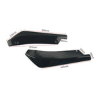 Universal Car Front Rear Bumper Strip Lip Spoiler Diffuser Splitter Scratch Protector Extension Carbon Fiber Winglets Side Skirt