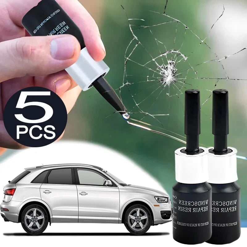 Car Windshield Cracked Repair Kit Auto Glass Repairing Resin Glue Window Glass Scratch Repair Set Crack Restore Traceless Tools