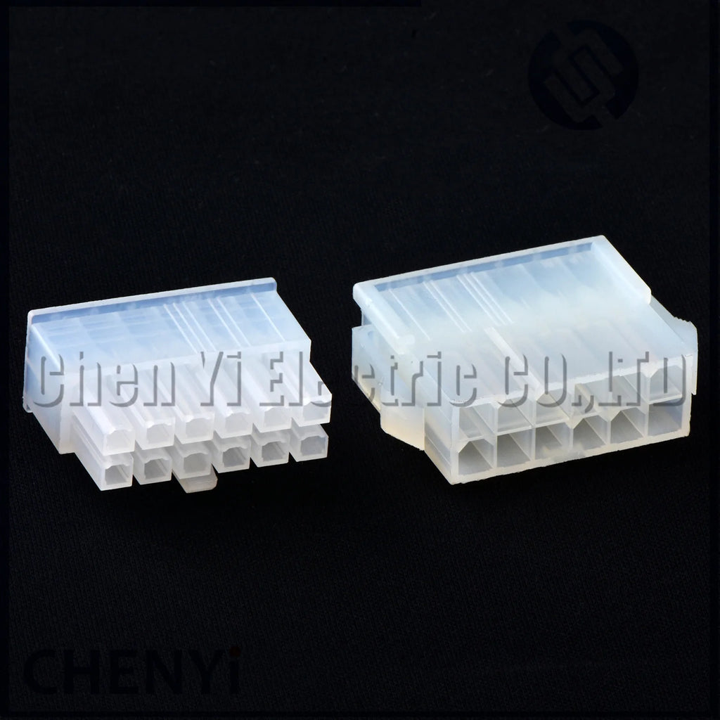 5 Pcs 12 Pin Automotive electronic connector wire harness plug socket 5557-2*6R 5559-2*6P male or female with Pins
