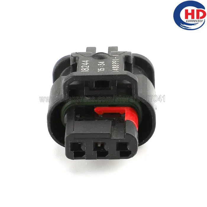 3pin female auto waterproof wiring electrical cable harness connector 1488991-1