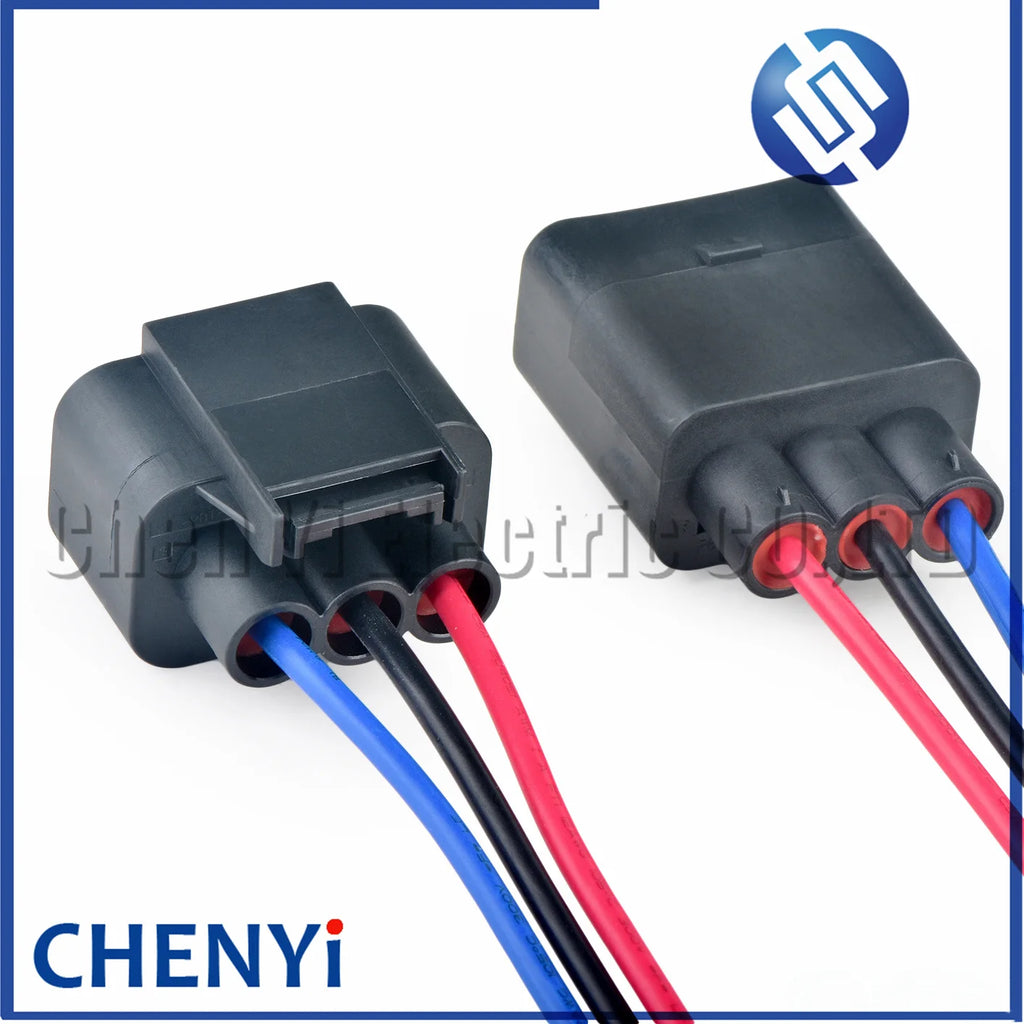3 Pin Female or male automotive waterproof connector Electric Radiator Fan Wire harness plug Socket 1743271-2 For Hyundai Kia