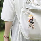 Kawaii Puppy Dog Car Pendant Acrylic Cute Cartoon Teddy Dog Car Interior Decoration for Backpack Keychain Home Hanging Pendant