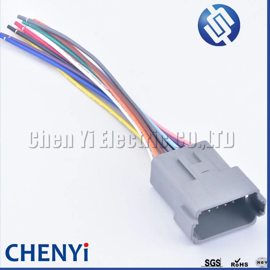 12 Pin auto Waterproof Connector Plug DT06-12SA DT04-12PA DT06-12SB DT04-12PB DT06-12SC DT04-12PC DT06-12SD DT04-12PD with wires