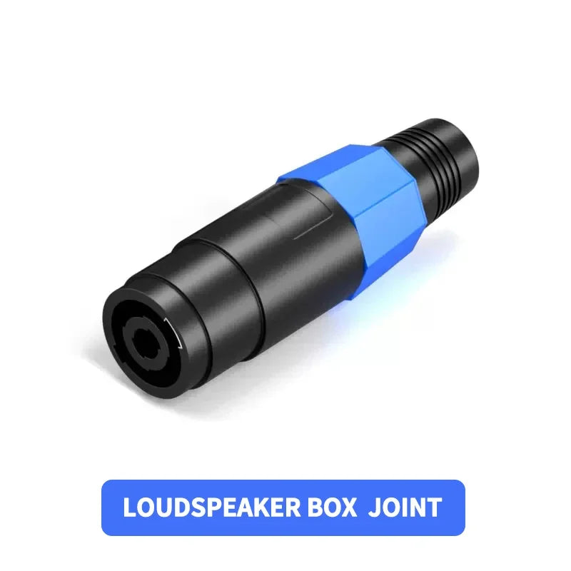 Professional NL4FC Speakon 4Pin Audio XLR Connector with Ohm Head and Solder-Free Amplifier Terminal for Superior Sound Quality