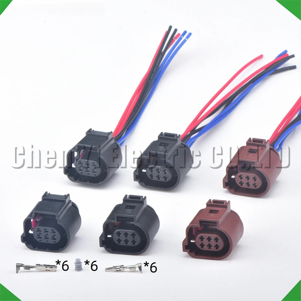 6-Pin Wire Harness Automotive waterproof connector light tail light sensor