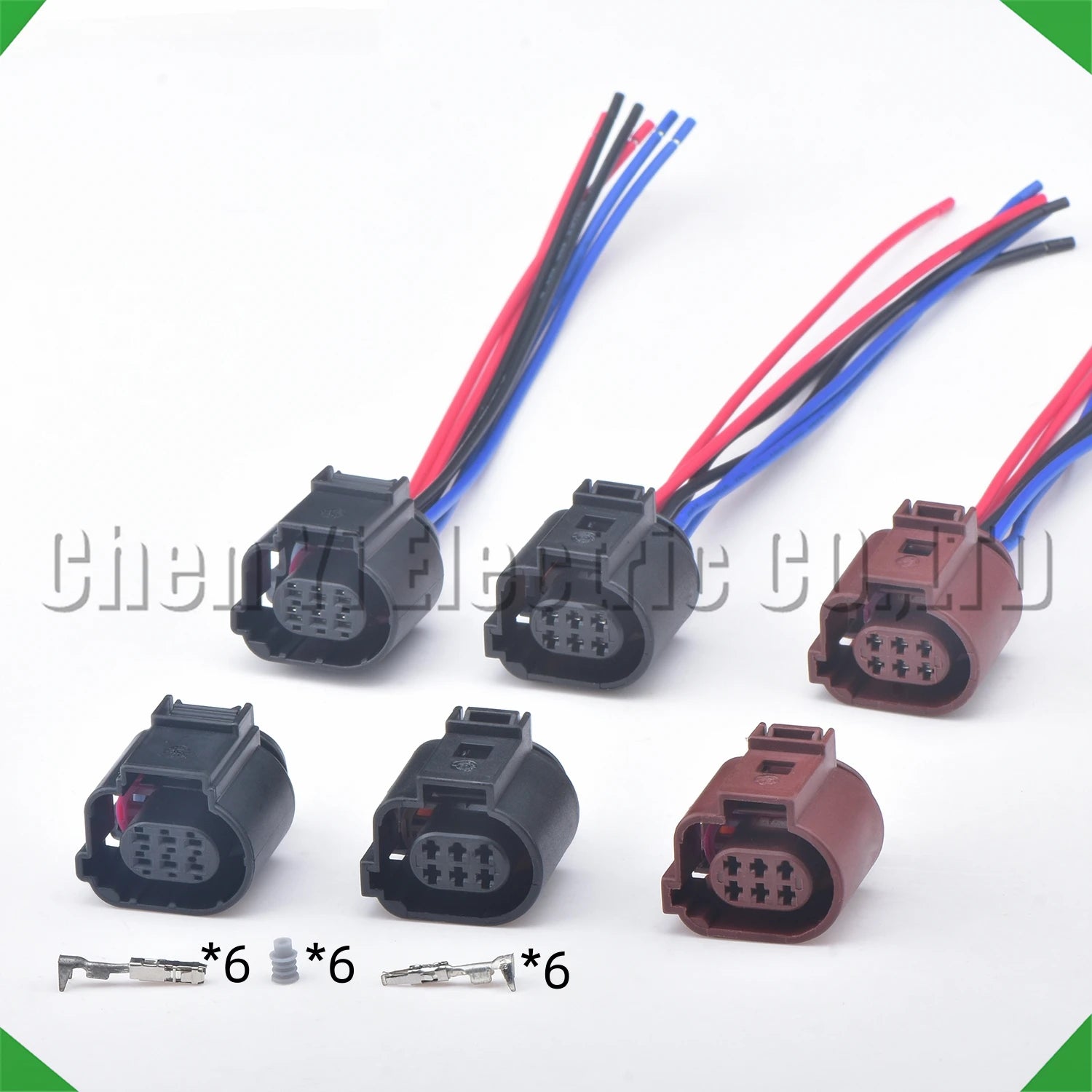 6-Pin Wire Harness Automotive waterproof connector light tail light sensor
