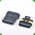 5-Pin Connector Automotive waterproof connector Black Accelerator pedal sensor