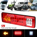 24V Trailer Truck LED Rear Taillight Arrow LED Tail Lamp Boat RV Caravan Van Reversing Night Driving Safety Warning Light Amagi