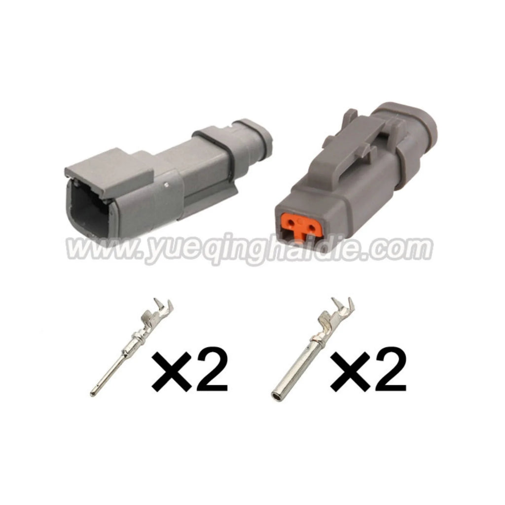 Deutsch DTM 2/3/4/6/8/12Pin Connector Waterproof 1mm Male Female Connectors Wiring Harness Cable Plug DTM06 DTM04 20-24AWG