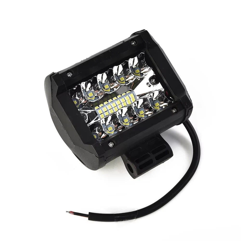 2PCS 60W LED Work Light Bar Spot Flood Led Headlights For Pods Offroad Fog Lamp SUV Car LED Headlights Fog Lamp Accessories