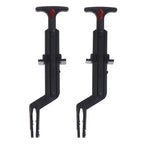 2Pcs/Set Bonnet Hood Release Rod Lock Latch Black Handle Clips 3B0823593 For Volkswage Passat B5 / B5.5 1998-2004