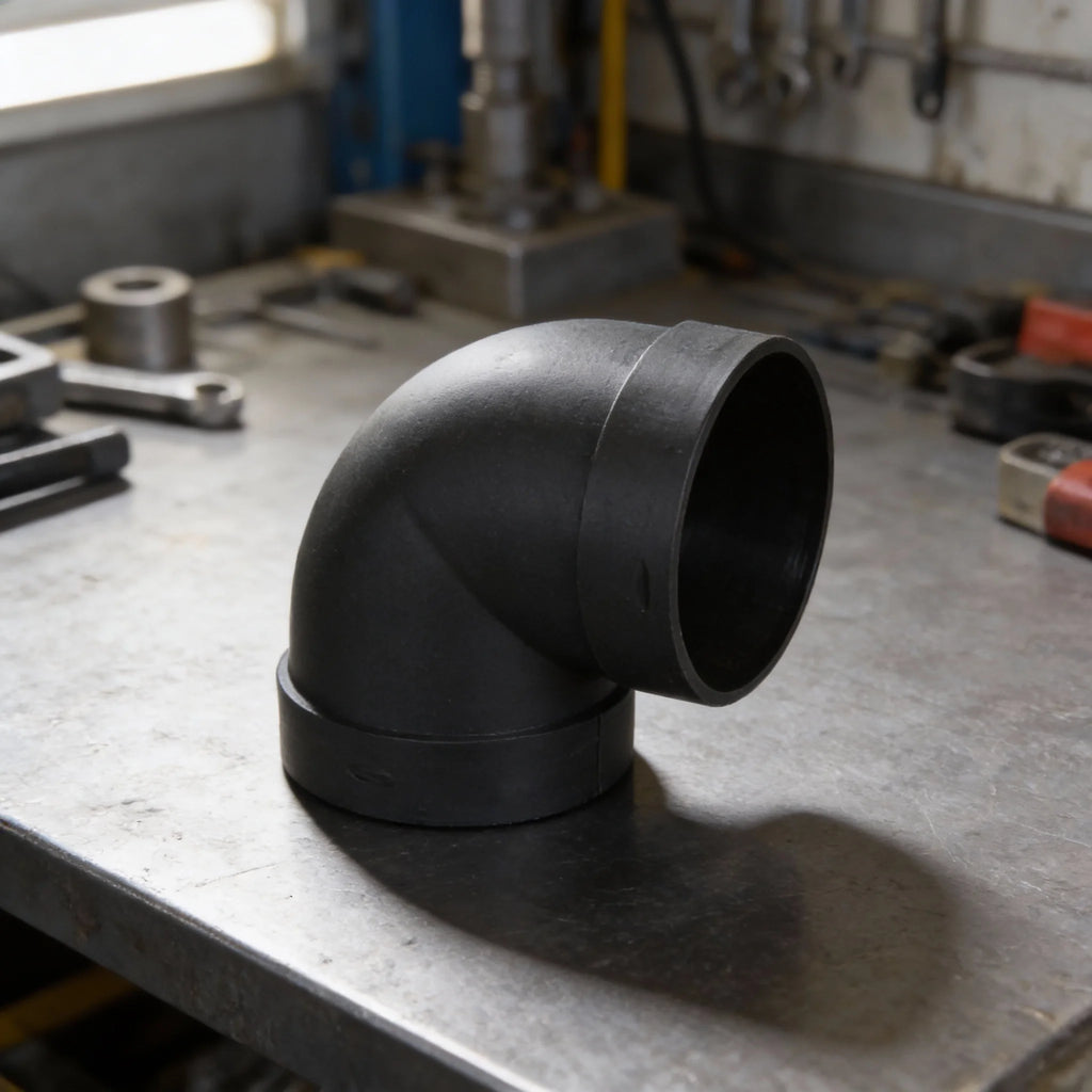 75mm Diesel Air Heater Pipe L-shaped Connector Air Ducting Pipe Elbow Outlet Connector High Temperature Resistant