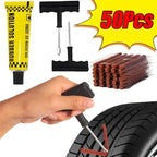 Car Motorcycle Cold Repair 50/5pcs Vacuum Tire Repair Strip Tire Repair Kit Rubber Plugs Strings Puncture Repair Tools New amagi