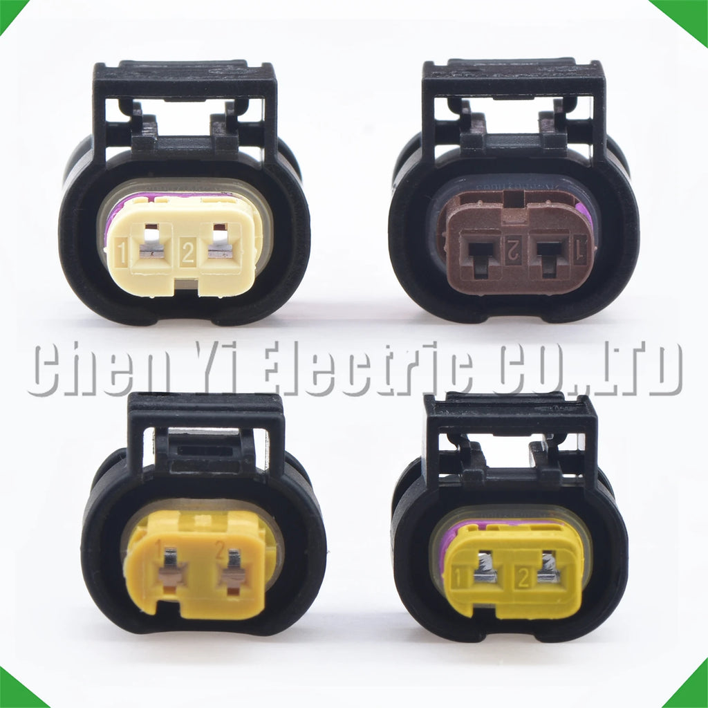2-Pin Connector waterproof connector Injector solenoid valve camshaft 4H0973702 Vw