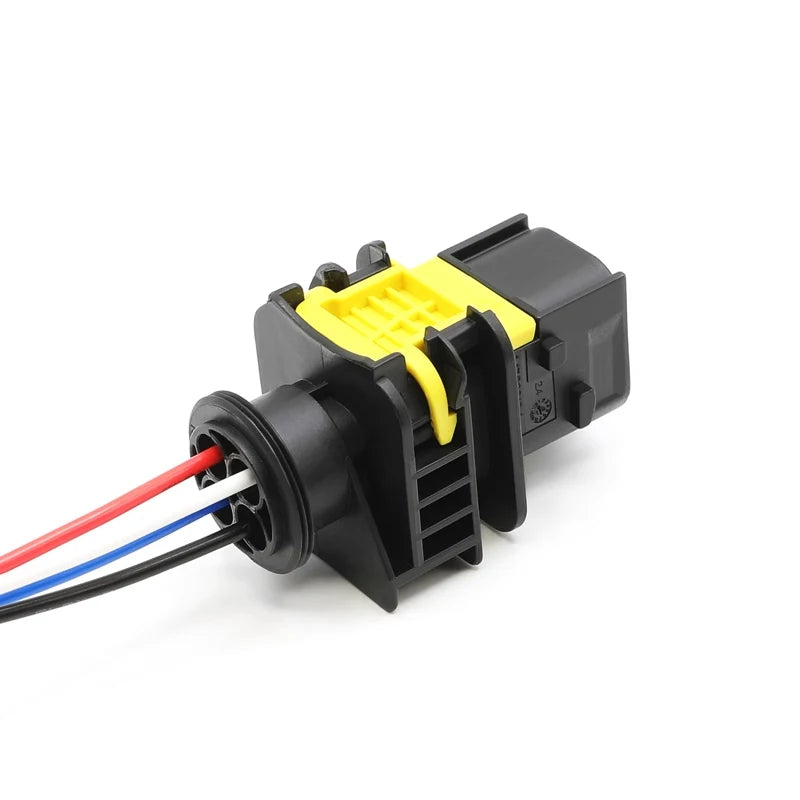 4-hole new energy vehicle connector 1-1418390-1 Wiring harness plug waterproof sheath fixed buckle 2-1418390-1 1-1703808-1