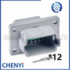 12 Pin Automotive waterproof connector Wire harness plug DT06-12S DT04-12P DT04-12P-L012 DT15-12P DT13-12P For Deutsch DT series