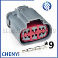 9 Pin Auto connector Solenoid Wire harness plug 3U2Z-14S411-VCA 350-0067 For Ford E40D & 4R100 Model Transmissions 1995-2007