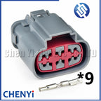 9 Pin Auto connector Solenoid Wire harness plug 3U2Z-14S411-VCA 350-0067 For Ford E40D & 4R100 Model Transmissions 1995-2007