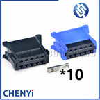 10 Pin Car Heater blower resistor connector harness plug 98174-1004 98174-1002 297115 8200729298 For PEUGEOT CITROEN Renault