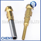 20 pcs Pin Contact 1060-16-0144 1062-16-0988 brass Gold plating 18-14 AWG  Wire Size Crimp Terminal For Deutsch DT 1.5mm Series