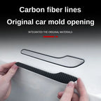 Suitable for Tesla New Model3/ModelY Door Handle Sticking Scratch-resistant Carbon Fiber Y Modified Decorative Accessories Amagi