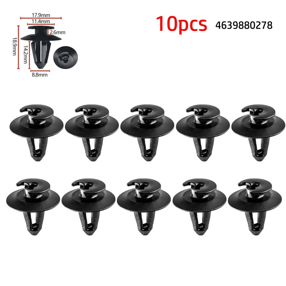 10Pcs Car Rear Door Panel Trim Clip Set For Mercedes For Benz W463 G-Class 4639880278 Auto Accessories