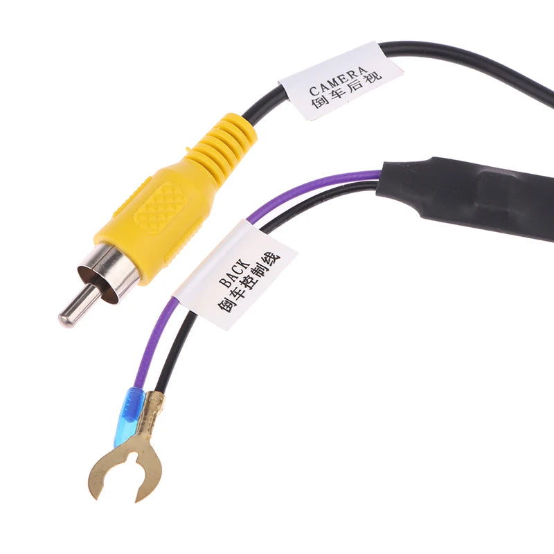 1PC Digh Quality DIY Accessories 24Pin Auto Camera Video Output Car Reverse Camera Output Video Adapter Cable