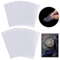 100pcs Card Sleeves Flat Mouth/Self Sealing Transparent Waterproof Collect for Star Chasing/Game Card Protection Amagi