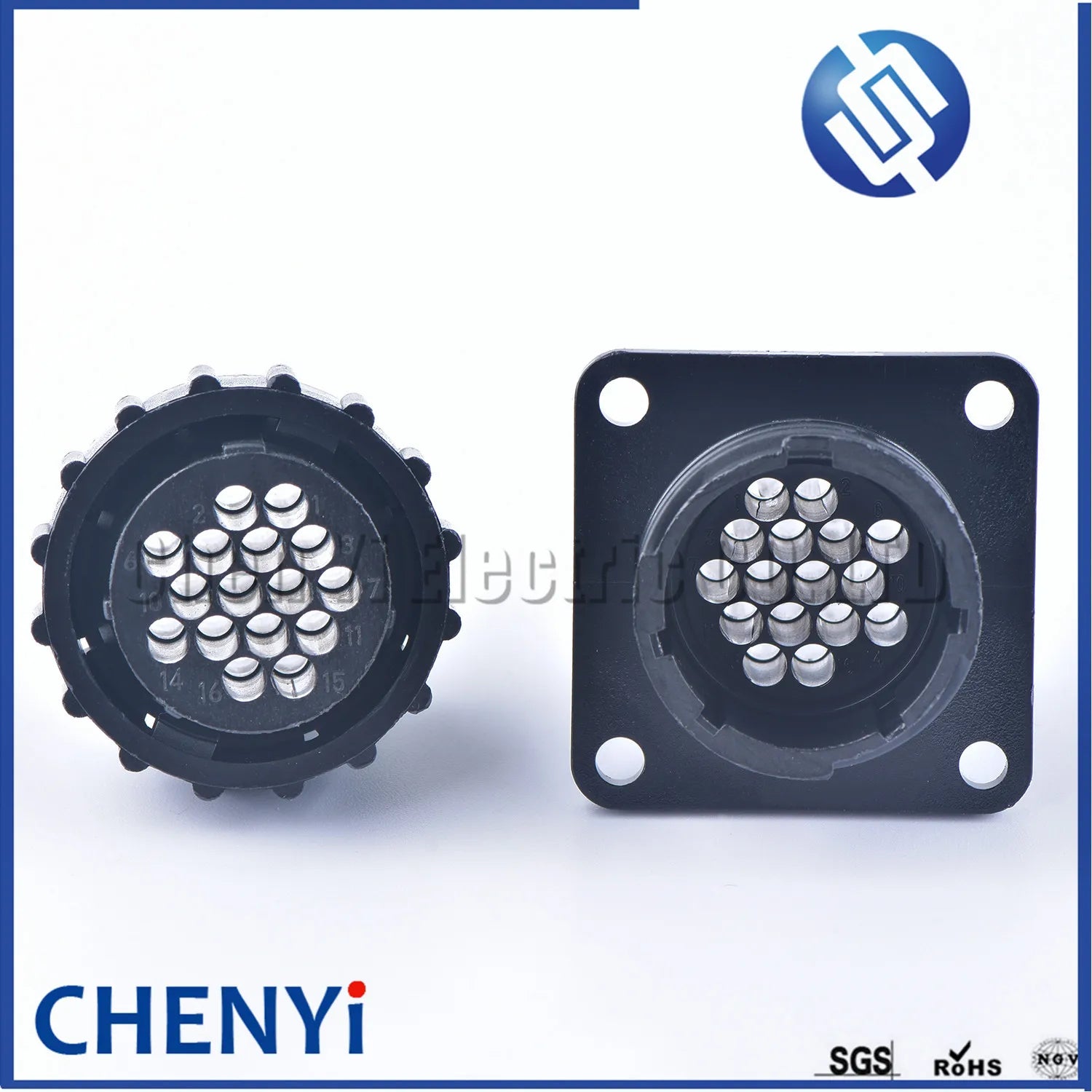 16 Pin diagnostic Connector Automobile Male Female History Password aviation Plug And Tail Clamp 206036-1 182916-1 206070-8