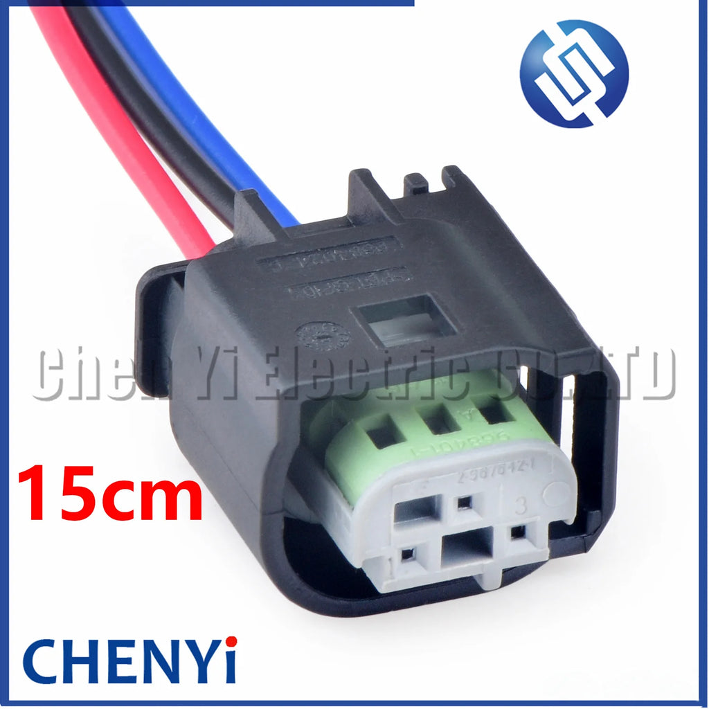 3 Pin way auto PDC Parking Sensor Connector 2-967642-1 1J0 972 483 A 8E0971934 Car waterproof connector Cable Wire harness plug