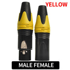 4/10/20PCS 3-Pin XLR Male to Female Adapter Connectors, Mic Audio Plug Converter for Microphone,Mixer,Amplifier, Sound Equipment