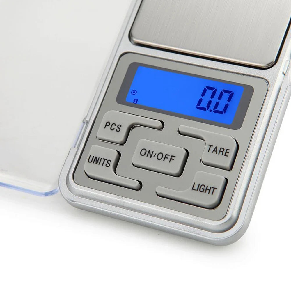 High Precision Mini Pocket Scale 500g/0.01g Portable Digital Jewelry Scale Accurate Small LCD Weighing Device for Easy Carry
