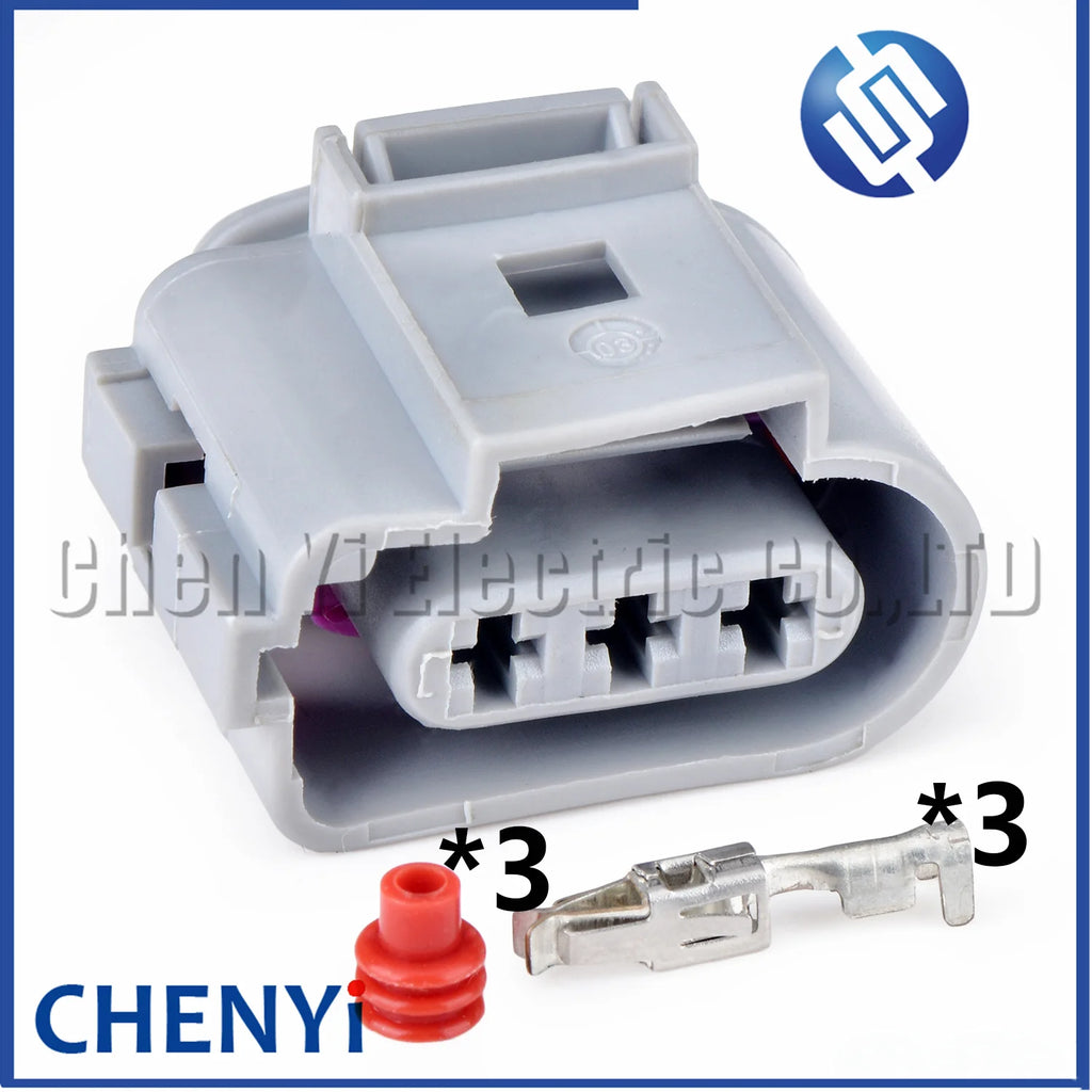 3 Pin 3.5 mm Automotive Fog Lamp Light Socket Crankshaft Sensor Plug 1J0973723G 1J0 973 723G 1J0973723 1J0 973 723