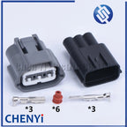 2 sets 3 Pin male female Waterproof Automotive Sensor Connector 6189-0779 Ignition Coil Socket For Nissan BYD F0