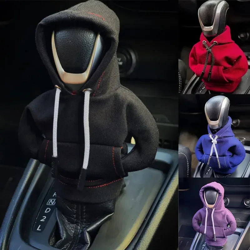 Hoodie Car Gear Shift Cove Shift Lever Handle Kit Creative Universal Car Gear Shift Hoodie Cover Decoration Car Interior Amagi