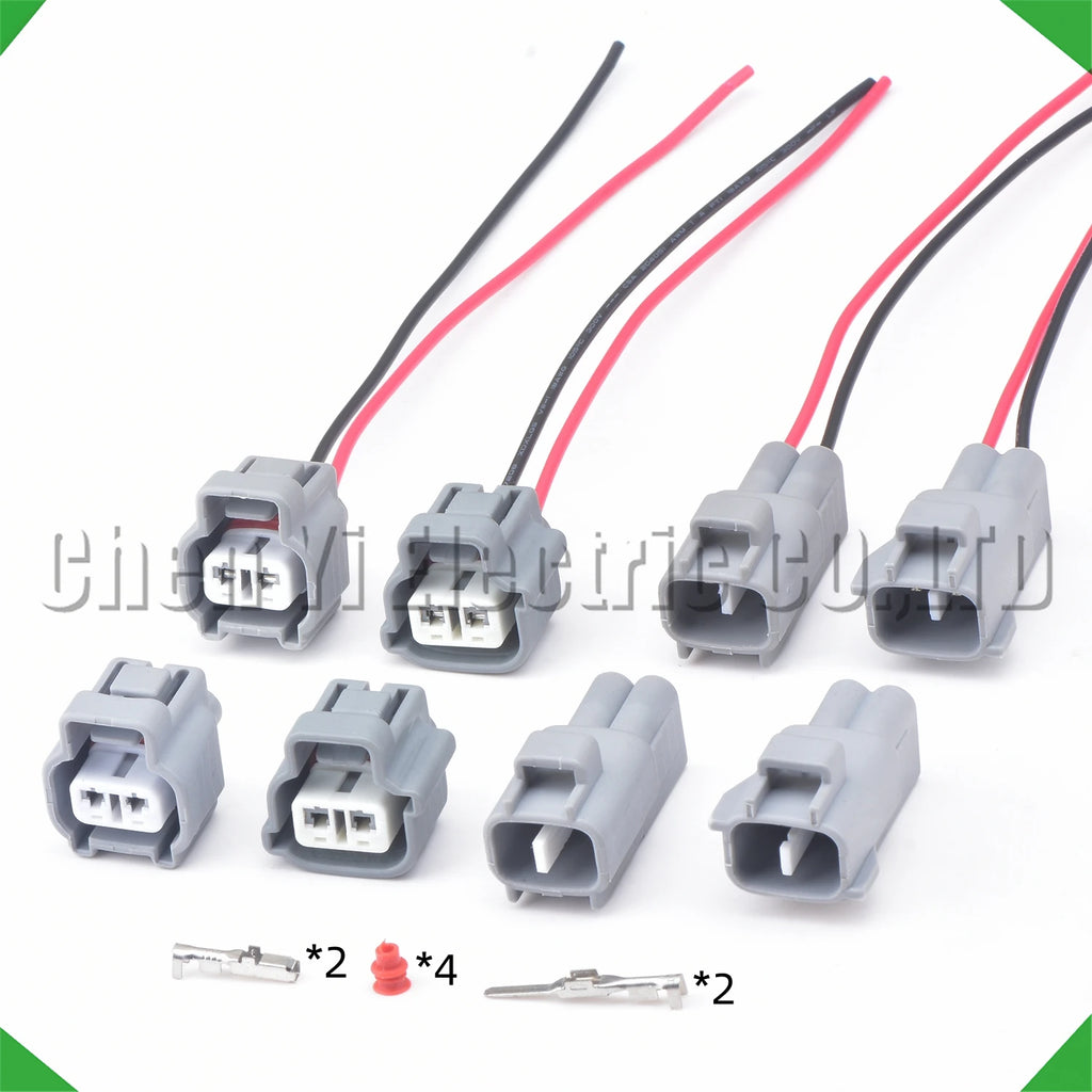 2 pin automotive fog socket lamp plug turn signal light connector 6189-0175 90980-11019...