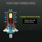2Pcs H11 LED Headlight Kits 110W 20000LM Light Bulbs 6000K Driving DRL Lamp Car Fog Lights Day Running Light