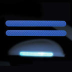 6/2pcs Car Reflective Safety Strip Stickers Car Rearview Mirror Reflective Sticker Reflective Warning Safety Tape Accessories