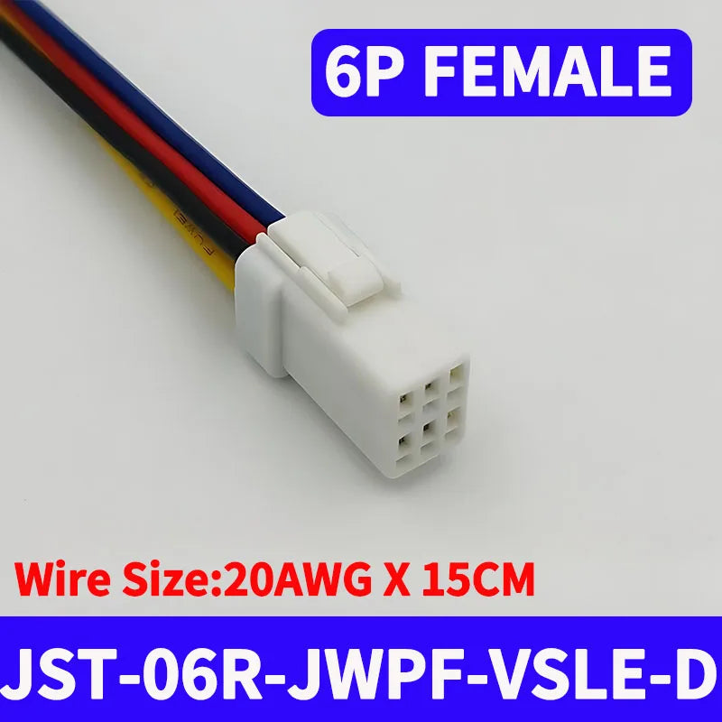 5/20 SETS JST02T/02R-JWPF-VSLE JWPF Series Male Female Plug Docking Harness Mini Car Motorcycle With 20AWG 15CM Wire Connector