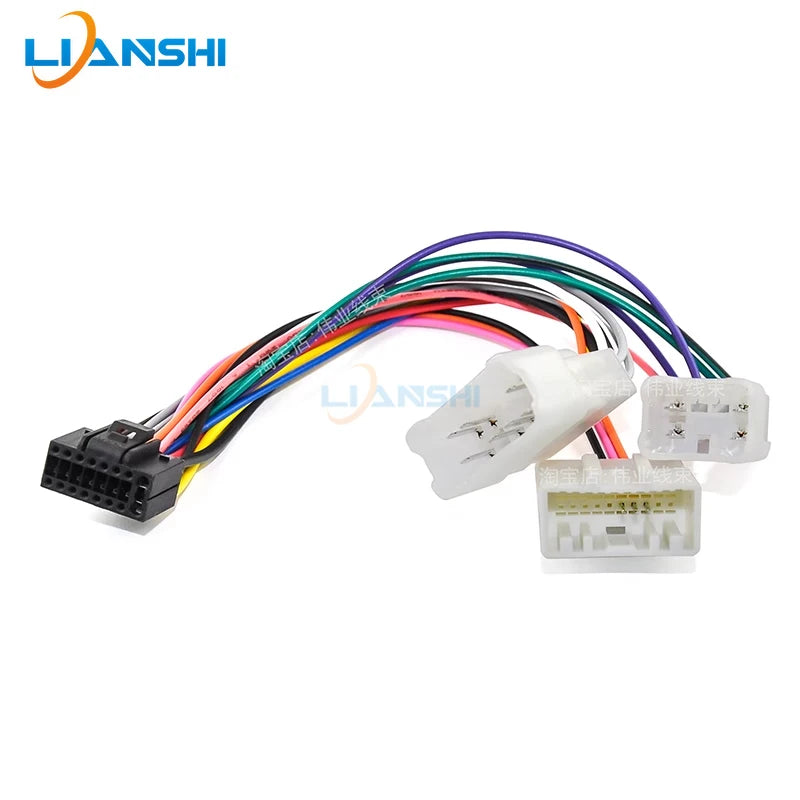 Suitable for old Toyota Corolla, Vios, Corolla, Camry cars, Android large screen navigation power supply, tail cable plug