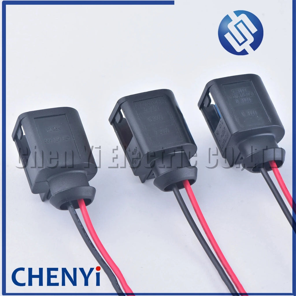 2 Pin Automotive waterproof connector fuel injector Wiring plug 4D0971992A 4D0971992B 4D0971992