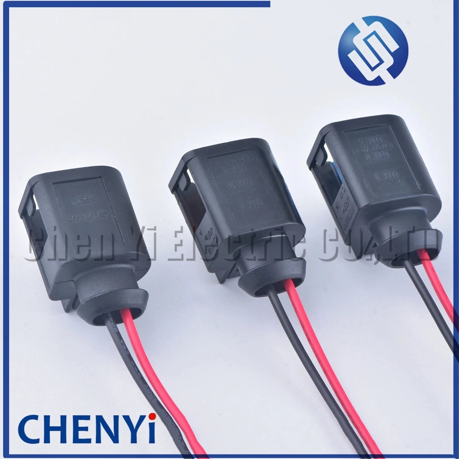 2 Pin Automotive waterproof connector fuel injector Wiring plug 4D0971992A 4D0971992B 4D0971992