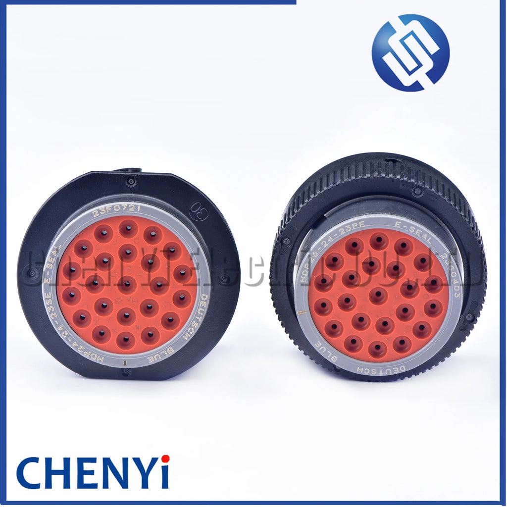 23 Pin connector male or female auto waterproof plug HDP26-24-23PE HDP24-24-23SE With Pins For Deutsch HDP series