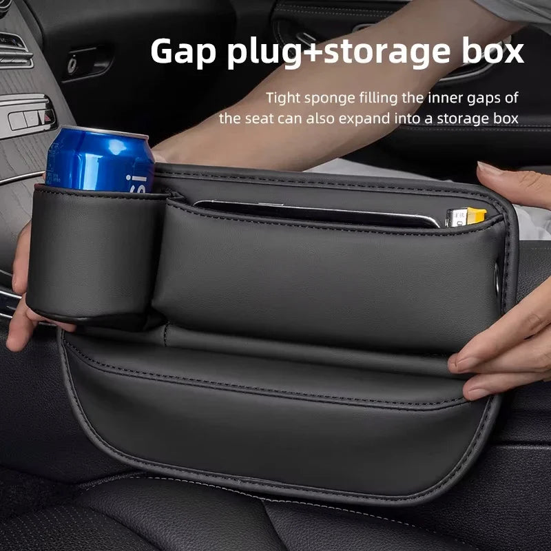 Car Seat Gap Organizer Storage Box Pocket Multifunction Universal Wallet Keys Card Cup Phone Holder Auto Interior Amagi